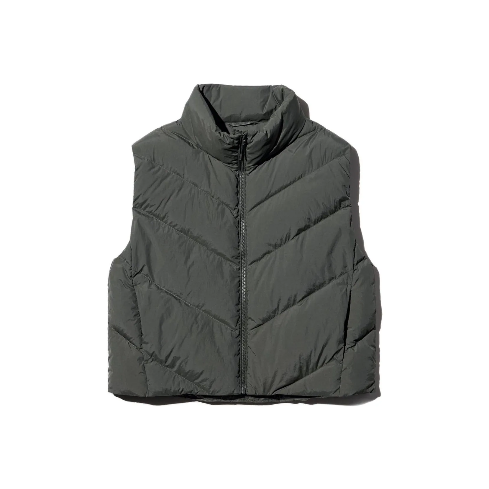 UNIQLO Оливково-зеленый Жилет для женщин