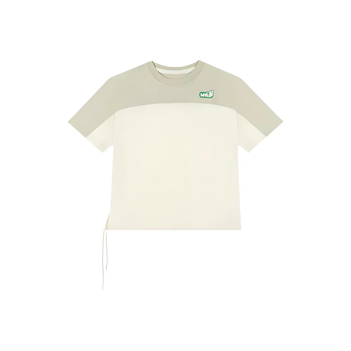 361° T Shirt Women's Laurel Leaf Gray Green/Sand Brown White