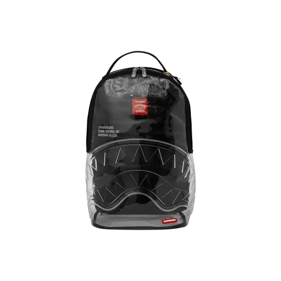 SPRAYGROUND ПВХ Рюкзак Стандартный Унисекс Прозрачный