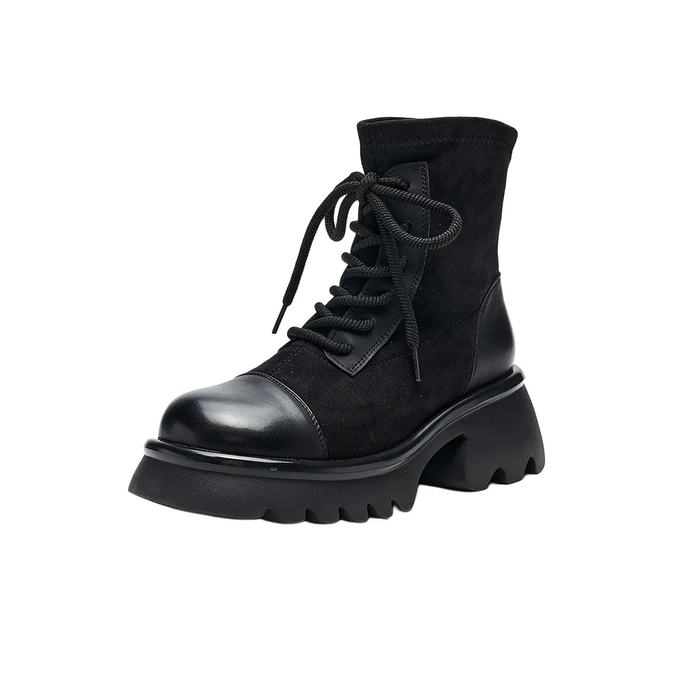 HR Эластичные сапоги и сапоги-носки Черные Женские