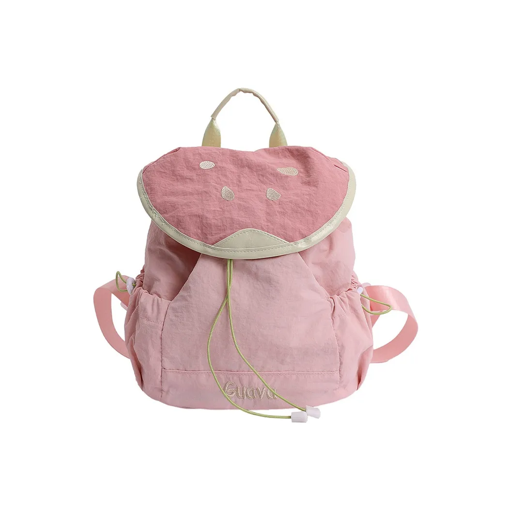 Lv Fielder Нейлон Рюкзак Средний Розовый