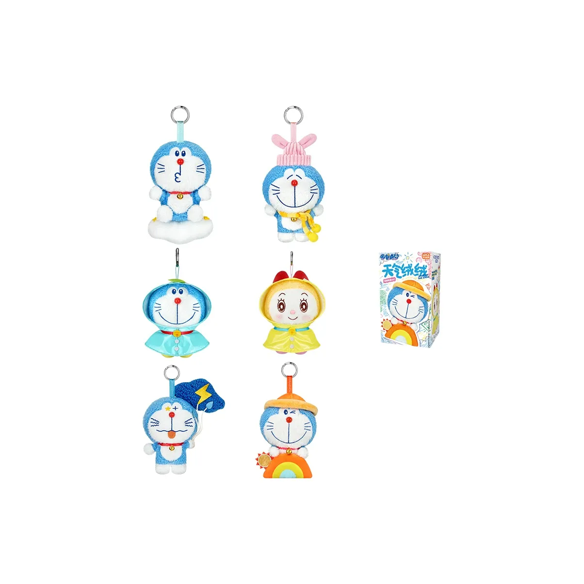 Spiritual Creations Дораэмон Weather Velvet Collection Ding Кошка Дождевик Слепые коробки