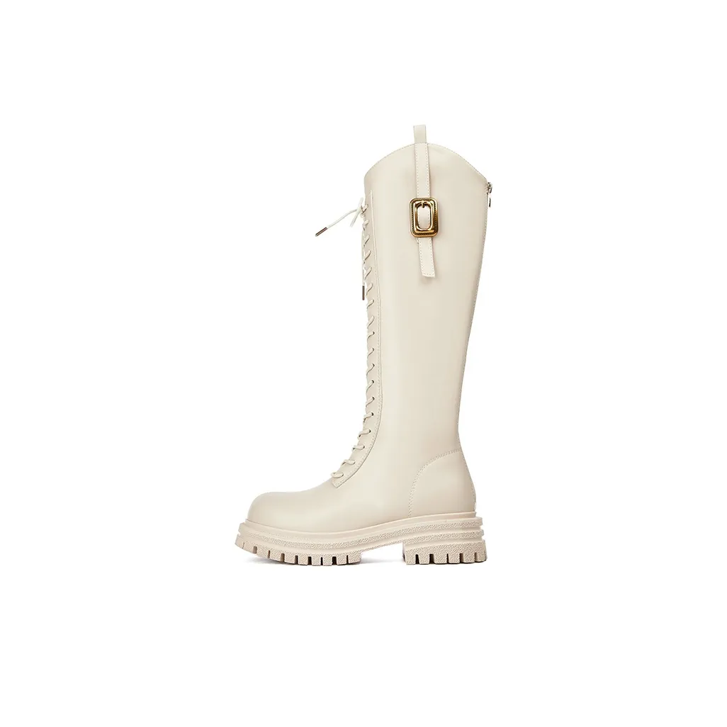 ST SAT Женские сапоги на высоком каблуке с высоким верхом