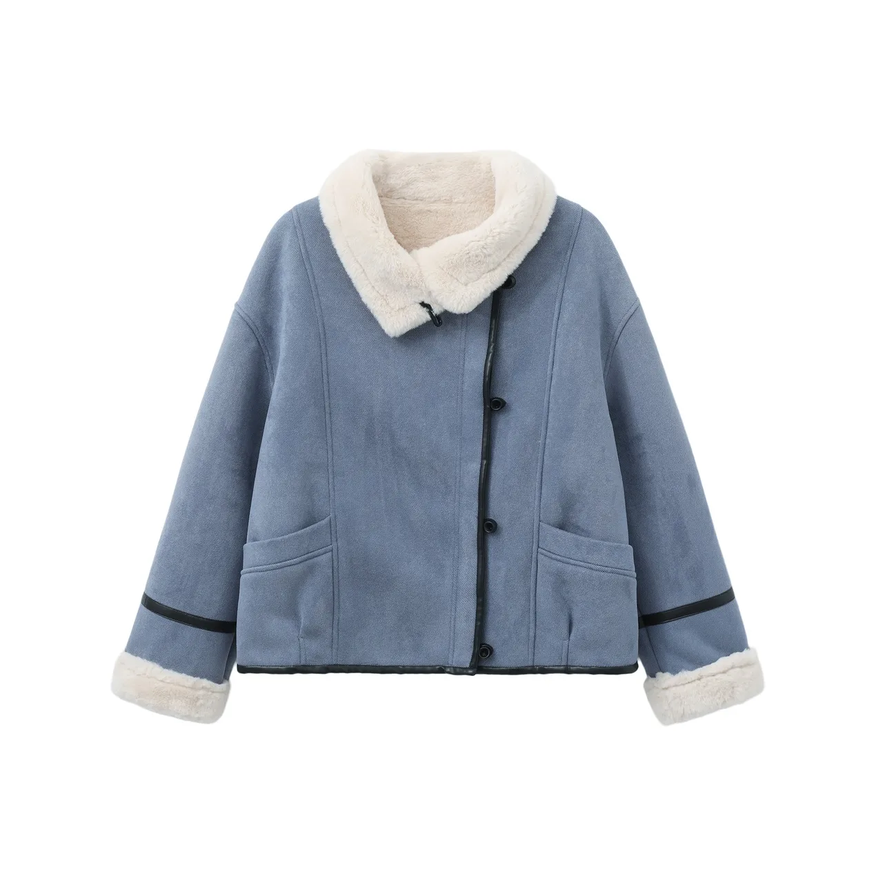 Another Alley Вельвет Feel Пальто Женское