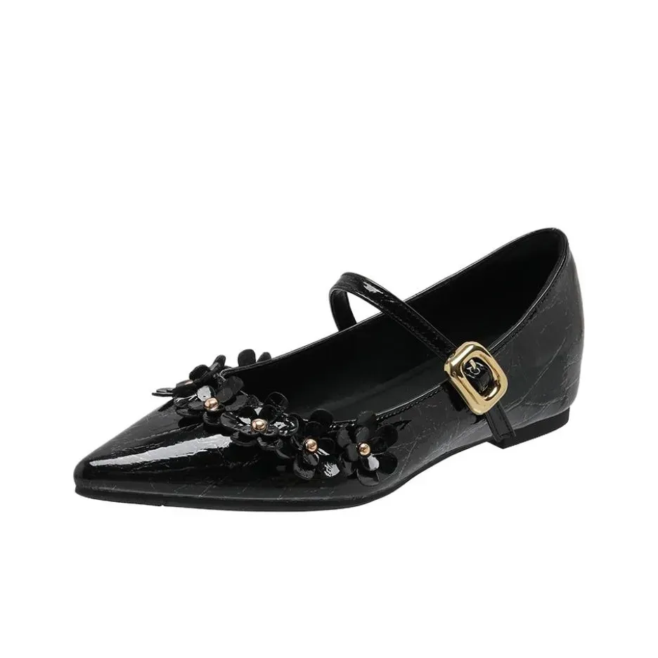 Dawei's House Плоская подошва Туфли Мэри Джейн Женские