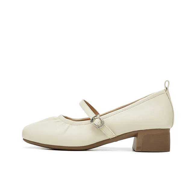 Daphne Грубый каблук Туфли Мэри Джейн 3,5 см Женские