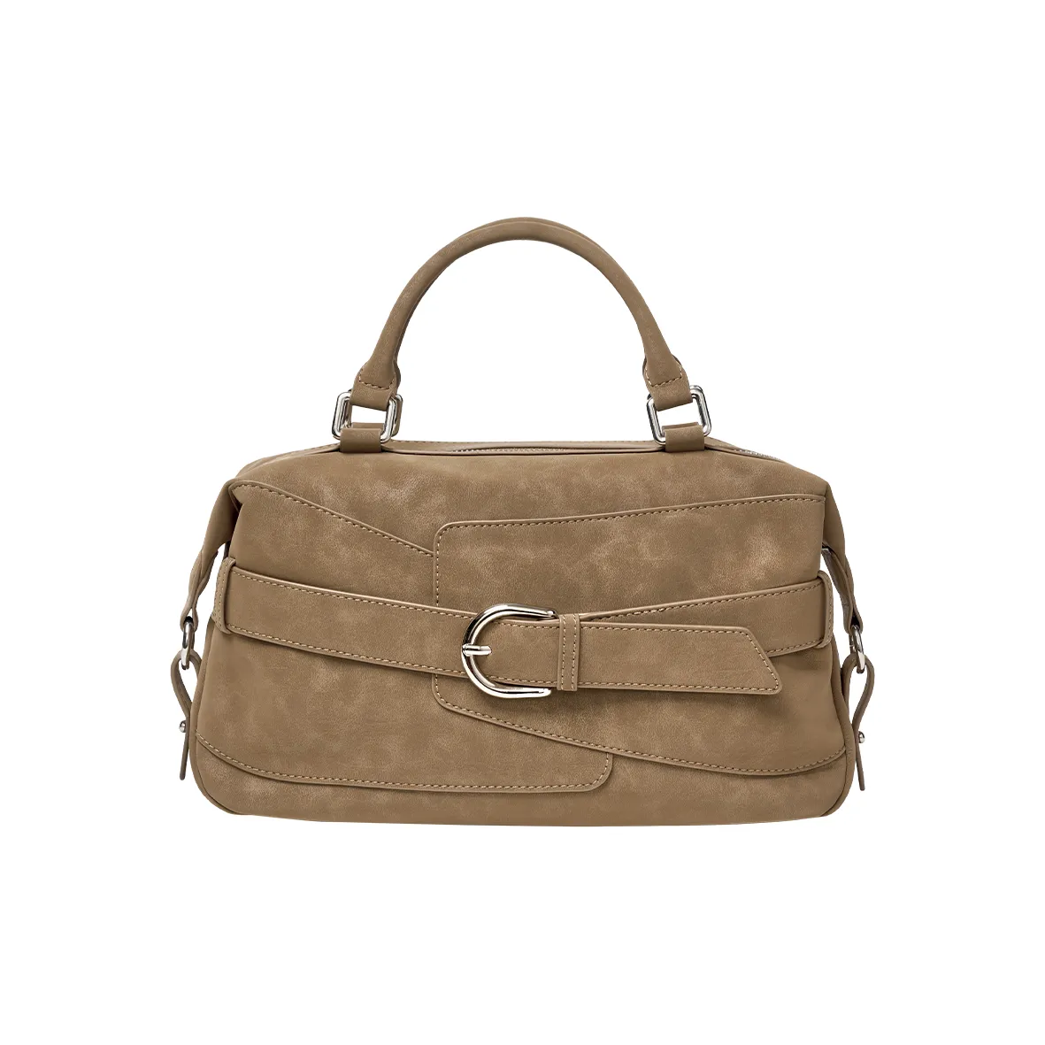 ONE TIME Сумка из синтетической кожи среднего размера женская золотисто-коричневый кофейно-коричневый