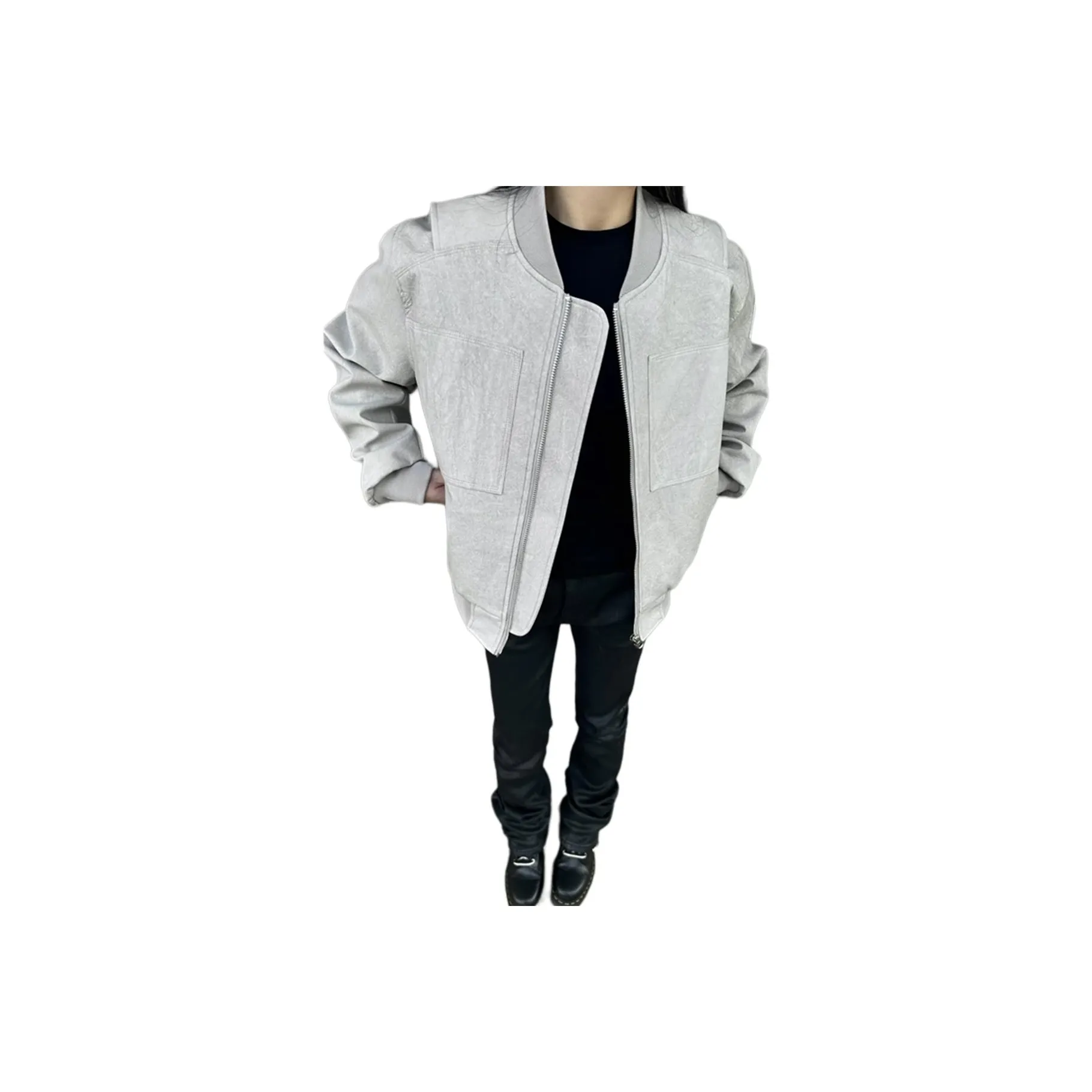 UPWARD LAB Светло-серый унисекс куртки