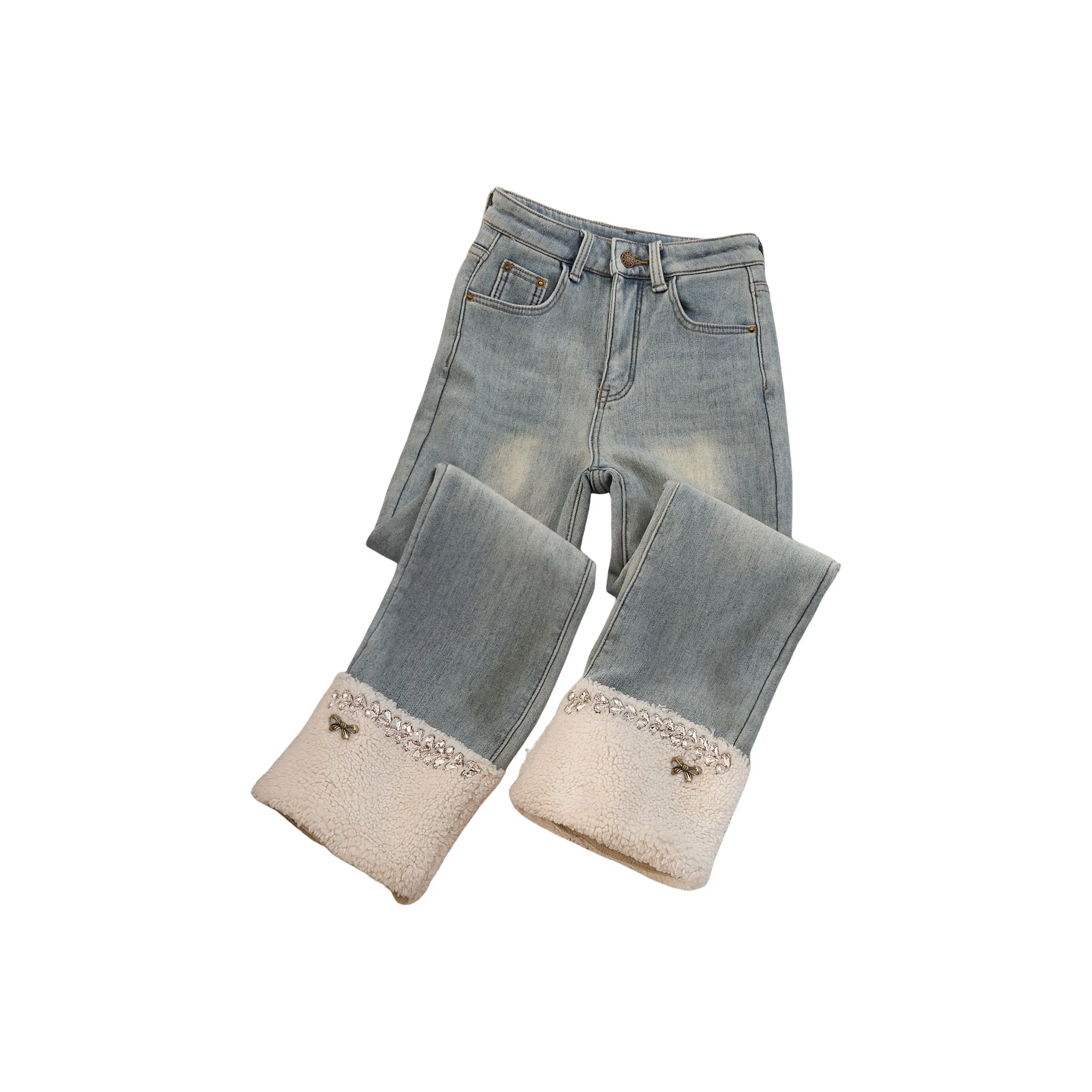 Cypress House Светло-Синие Женские Джинсы