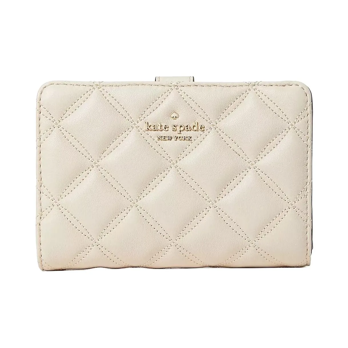 Kate Spade Кожа Кошелек для карт женский бежевый