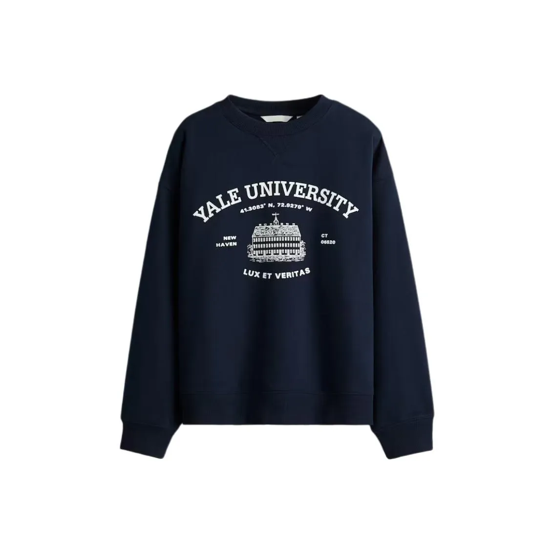 H M Морской Синий Женский Свитшот