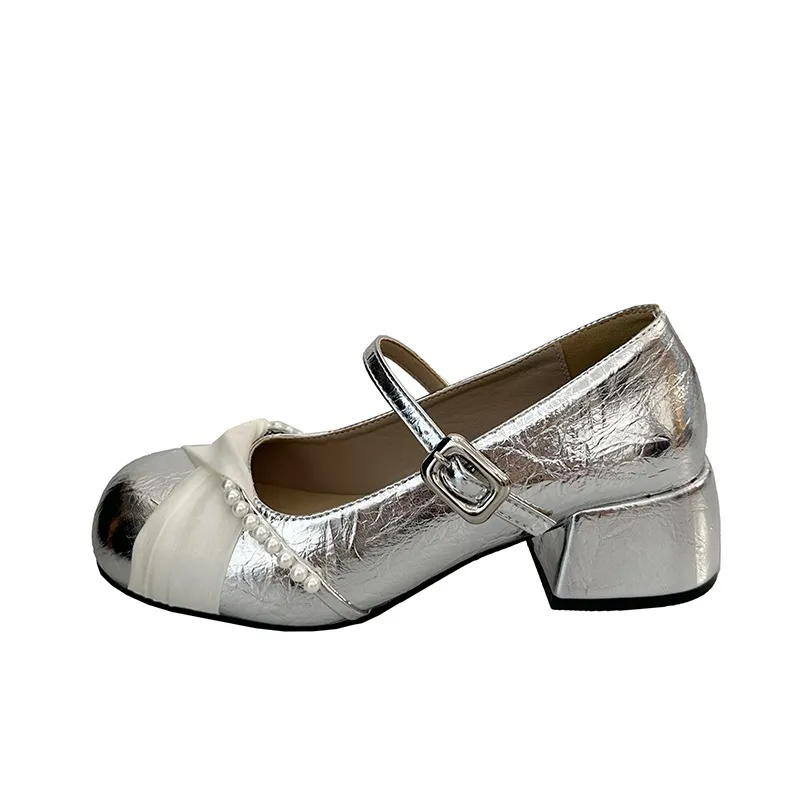 Take the Qin Квадратный каблук Туфли Мэри Джейн Женские Набор в подарочной коробке