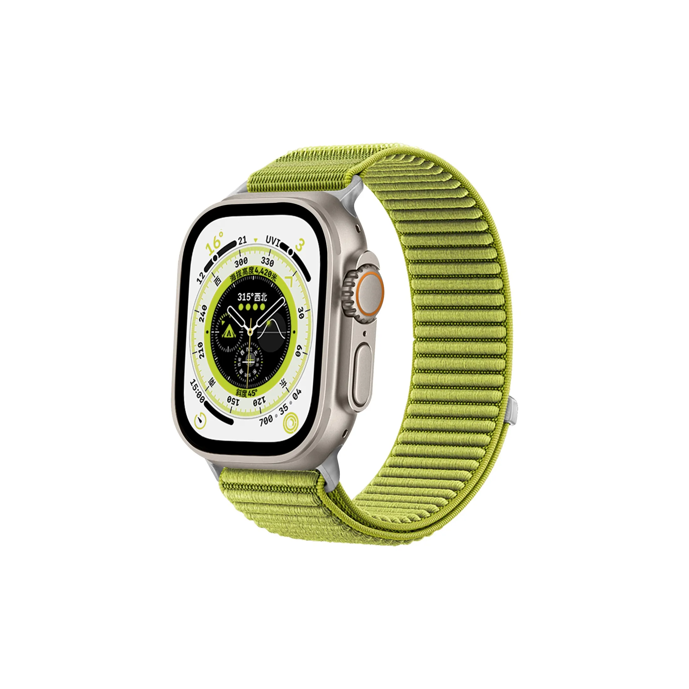 Ремень Wei Xin совместимость с Apple Watch материал нейлон модели Series 10 11 9 8 7 SE Ultra 2