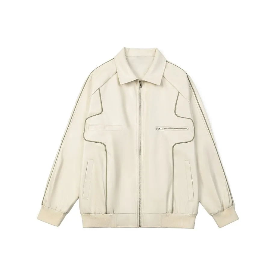 GORGEOUSIDEA Весенний Осенний Кожа Куртка Женская