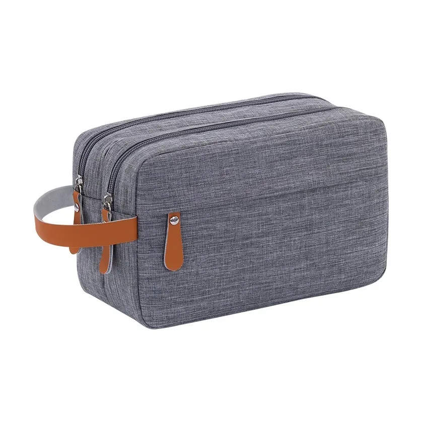 Wei Beauty New Arrival Double Layer Мужская Туалетная Сумка Путешествие Портативная Большая Емкость Косметичка MULTI Layer Хранение