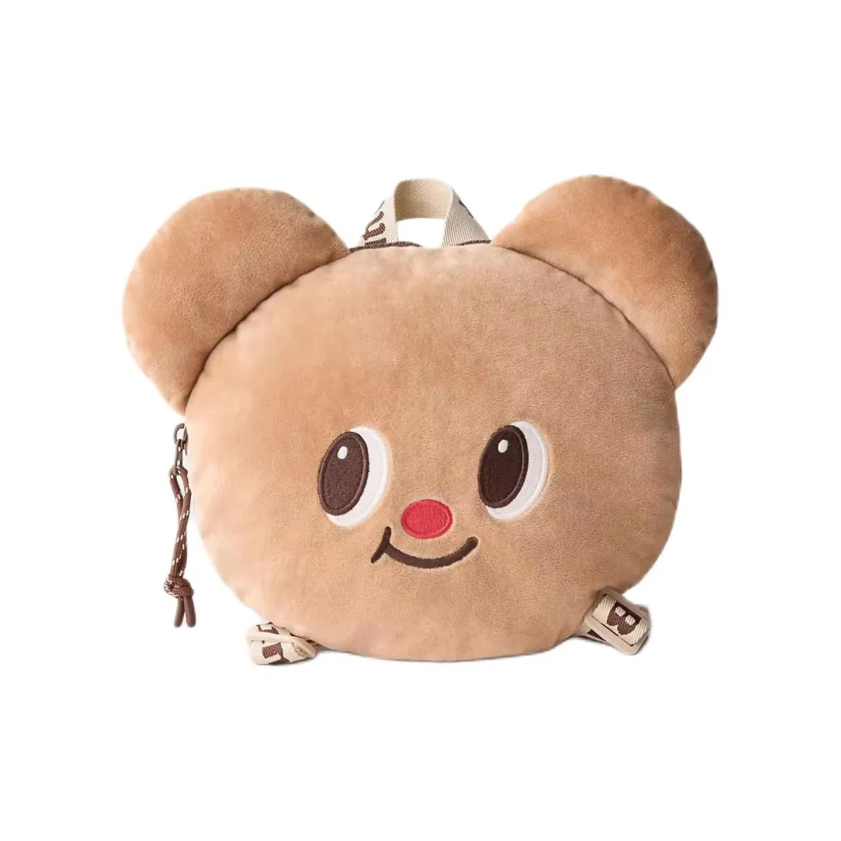 ZARA Масло Медвежонок Коллаборация Полиэстер Рюкзак Женские Верблюжье-коричневый