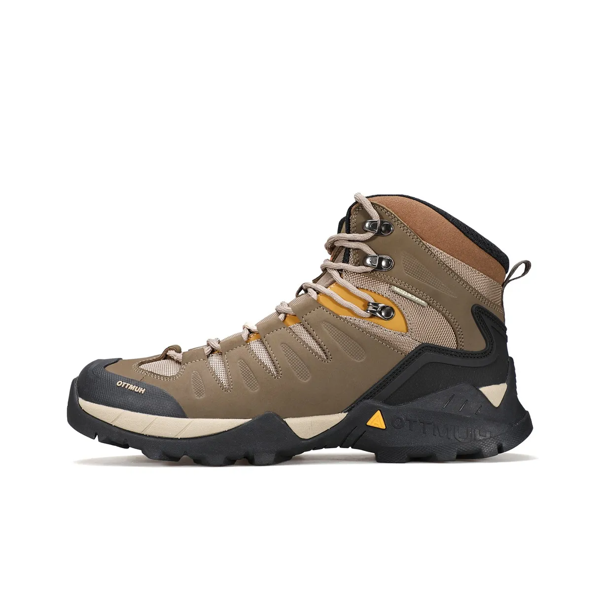 HUMTTO Амортизация устойчивая к истиранию увеличенная высота высокая альпинистская обувь мужская хаки