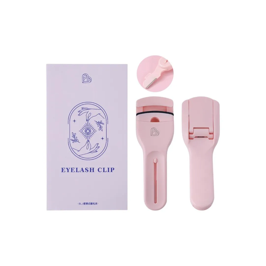 BLJ Eyelash Curler для начинающих естественное частичное формирование маленький портативный без сцепления с веком