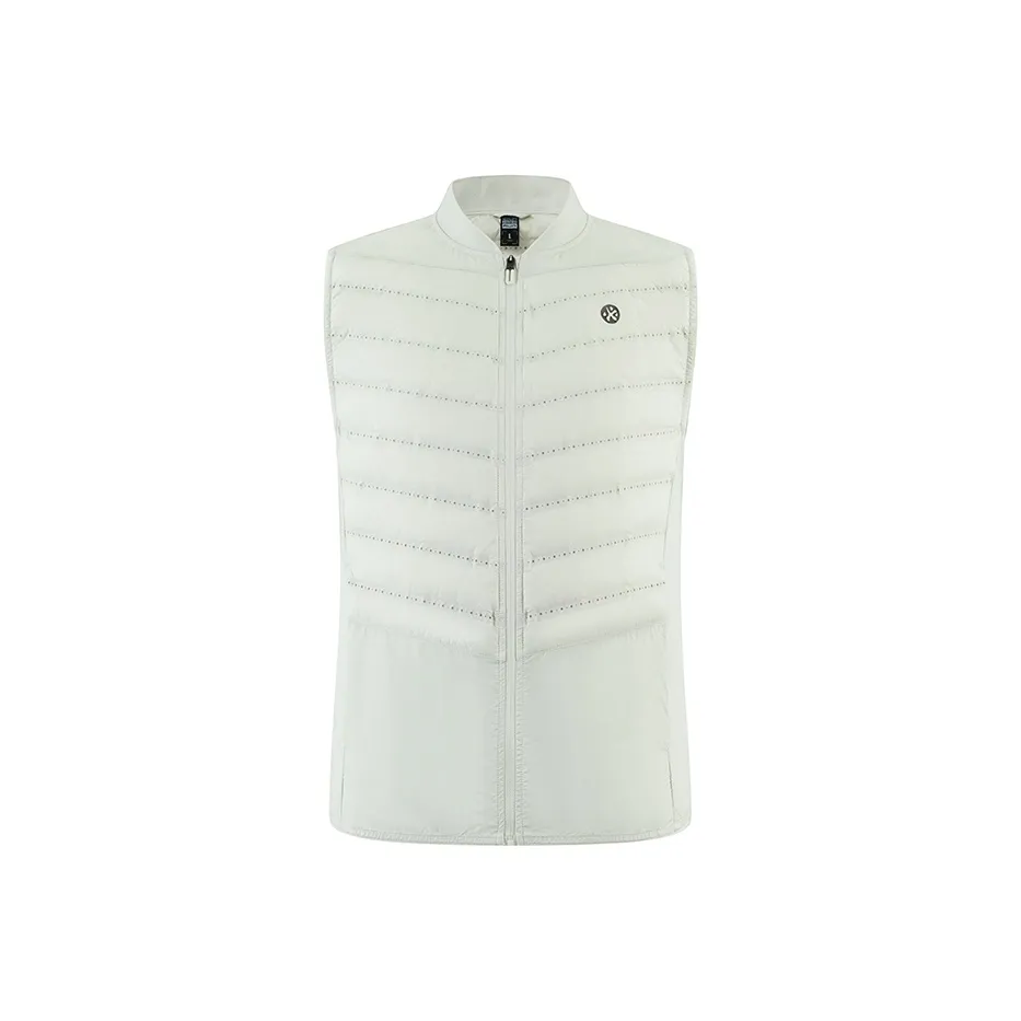 BMAI Пуховый жилет Мужской Винтажный Белый