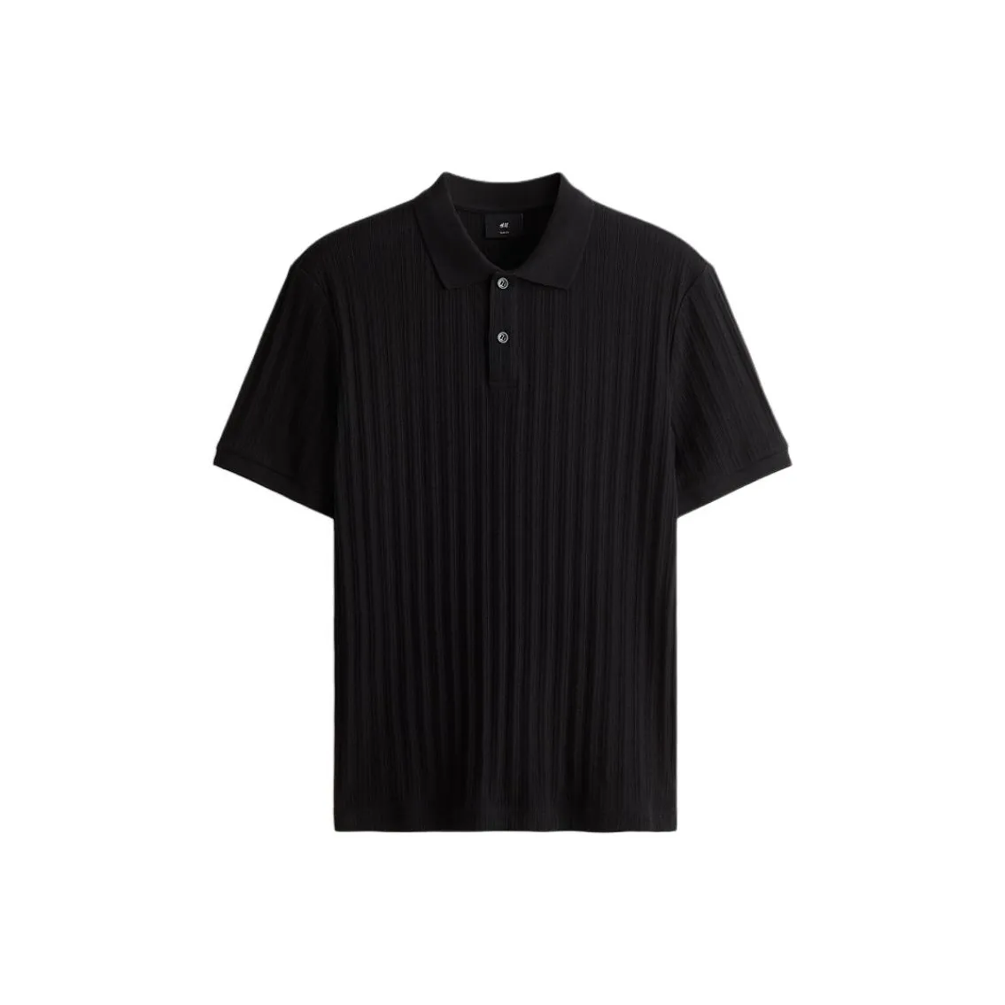 H M Мужская черная поло