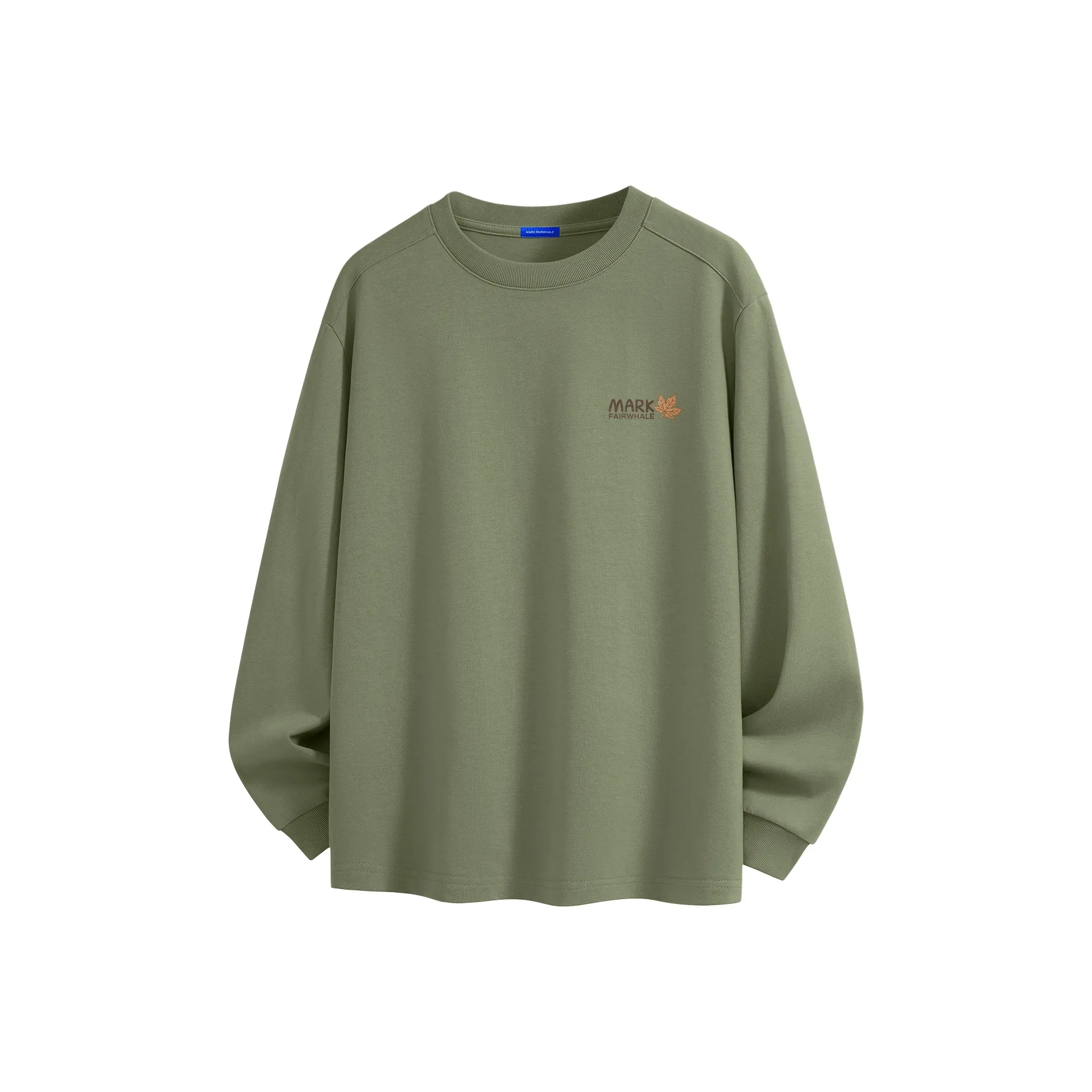 FAIRWHALE Осенний Длинный Рукав Т-Рубашка Мужская