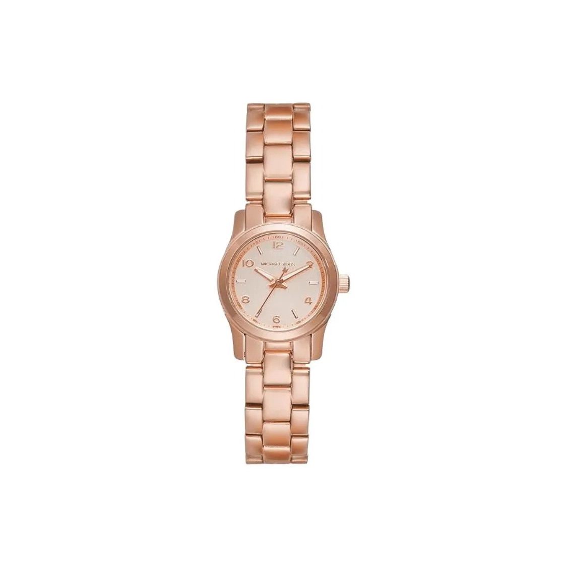 MICHAEL KORS Наручные часы Кварцевый механизм Ремешок из нержавеющей стали 26 мм Розовое золото Циферблат Женские часы