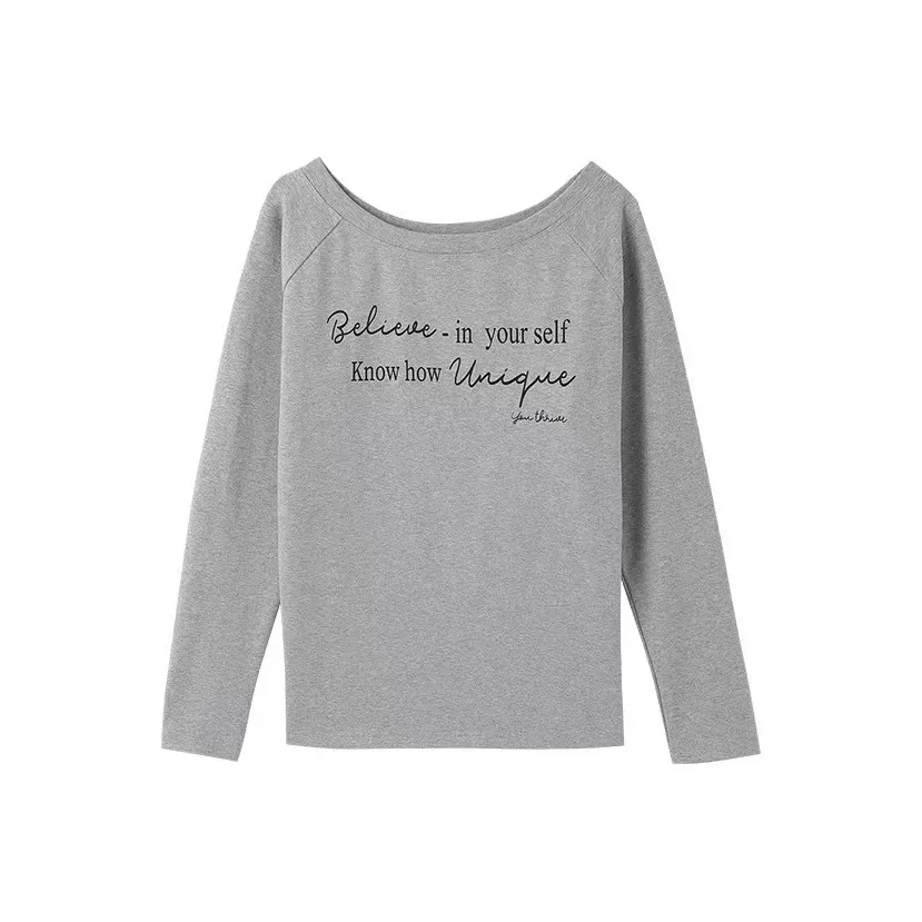 NFV Длинный рукав Т-рубашка Женская