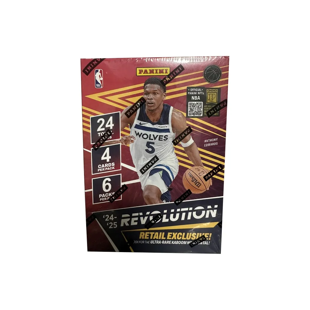 Panini 2024 25 Panini Revolution Баскетбольные Карты Blast Спортивные Карты Целая Коробка