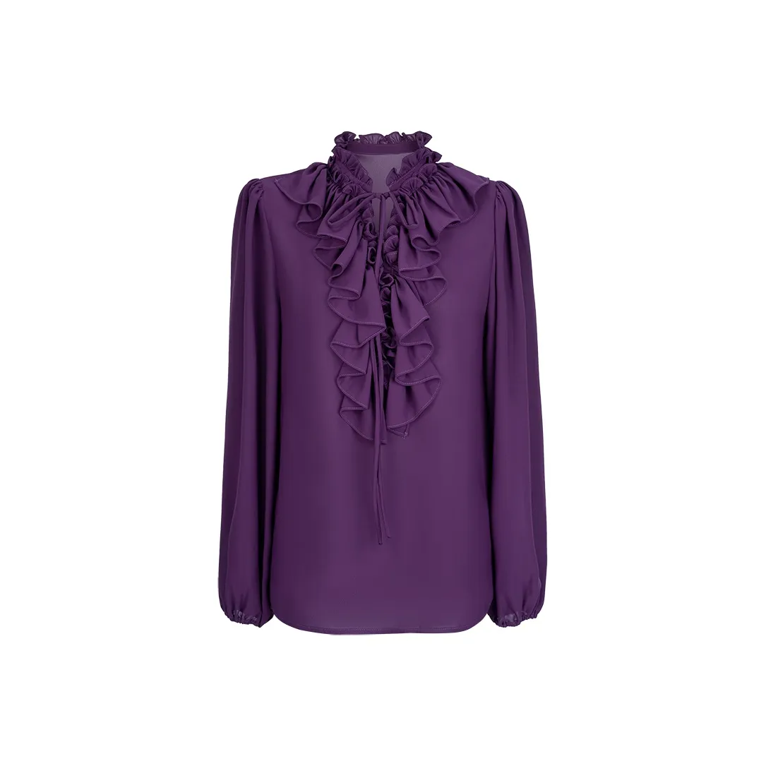 Tang Xi Фиолетовые Женские Рубашки
