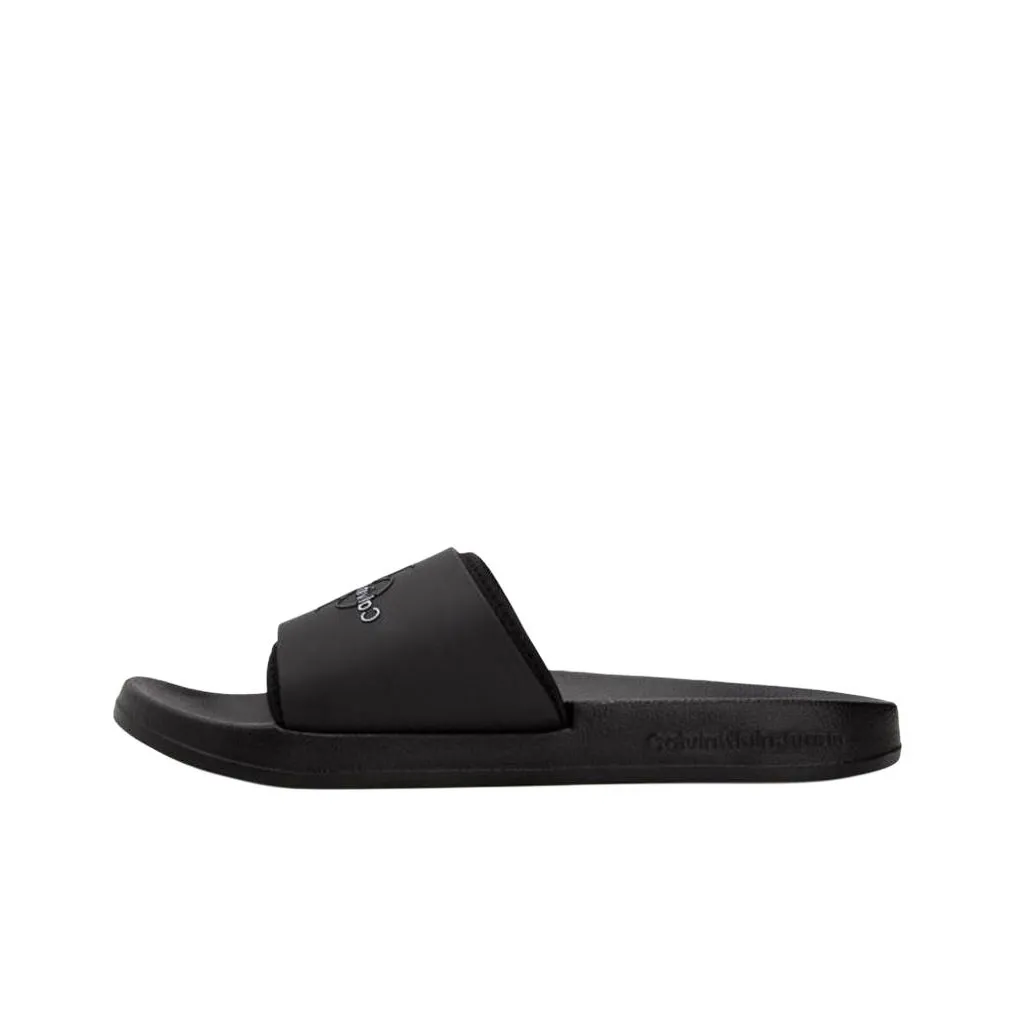 Calvin Klein Jeans Logo-print Slides