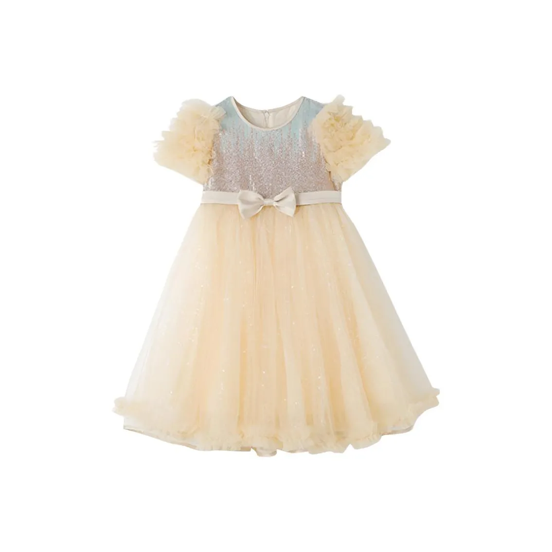 YUANYUAN GIRL Шампанское Kids Платья