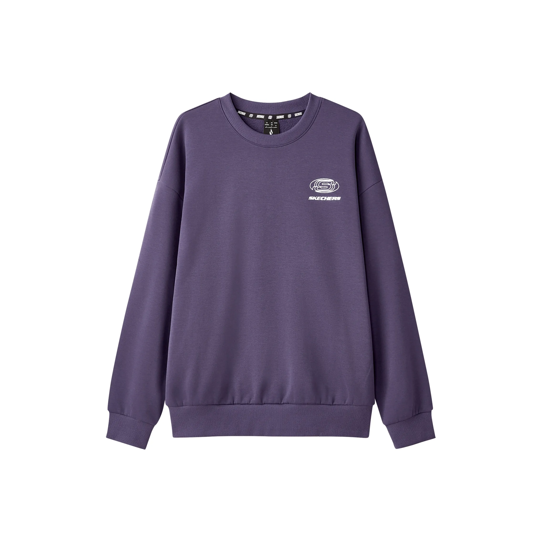 Skechers Свитшот Унисекс Темный Лист Фиолетовый