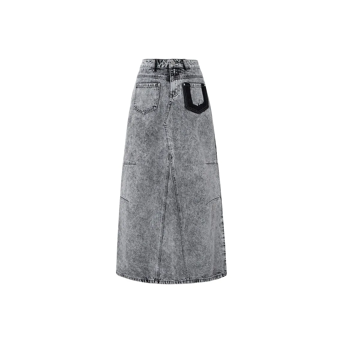 SOON FLOWER Деним Длинная Юбка Женская