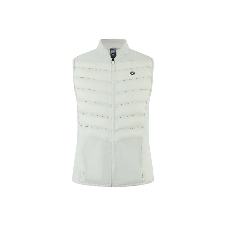 BMAI Пуховый жилет Женские Винтажный белый