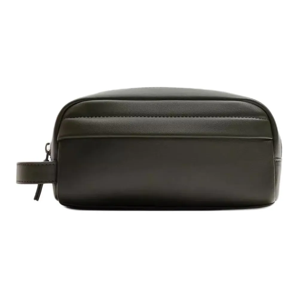 ZARA Полиуретан Путешествие Сумка для хранения Мужской Зеленый