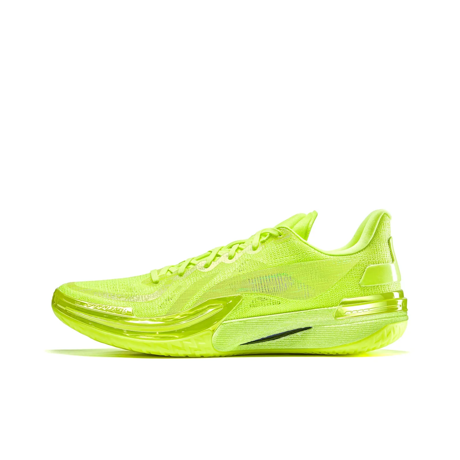 LINING Gamma Баскетбольные кроссовки низкие Флуоресцентный Желтый Зеленый Мужской