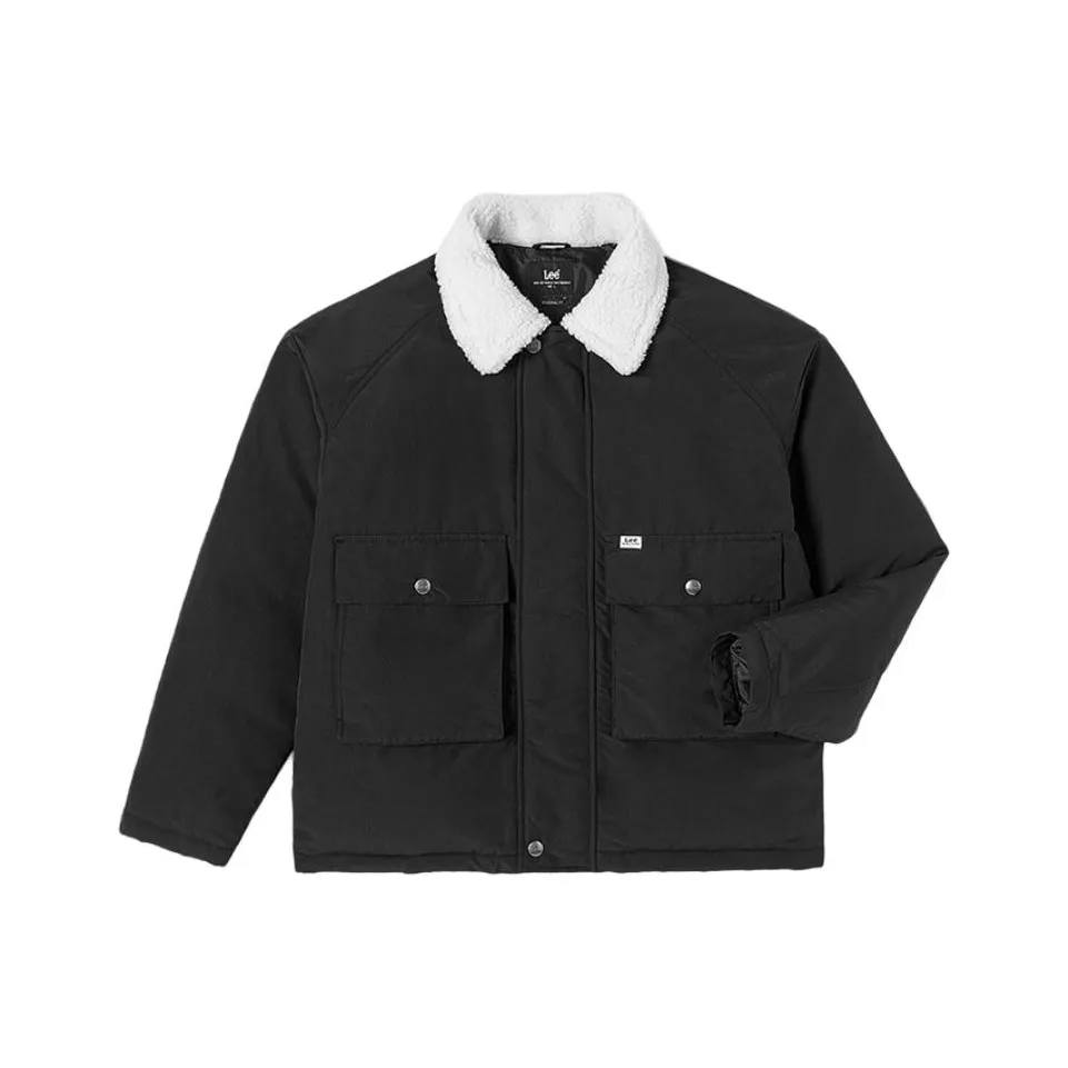 Lee Черный Мужской Пуховик
