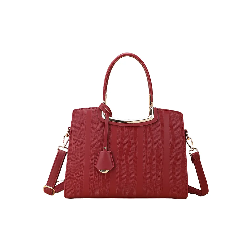 PAYOT Сумка из синтетической кожи женская бордового цвета