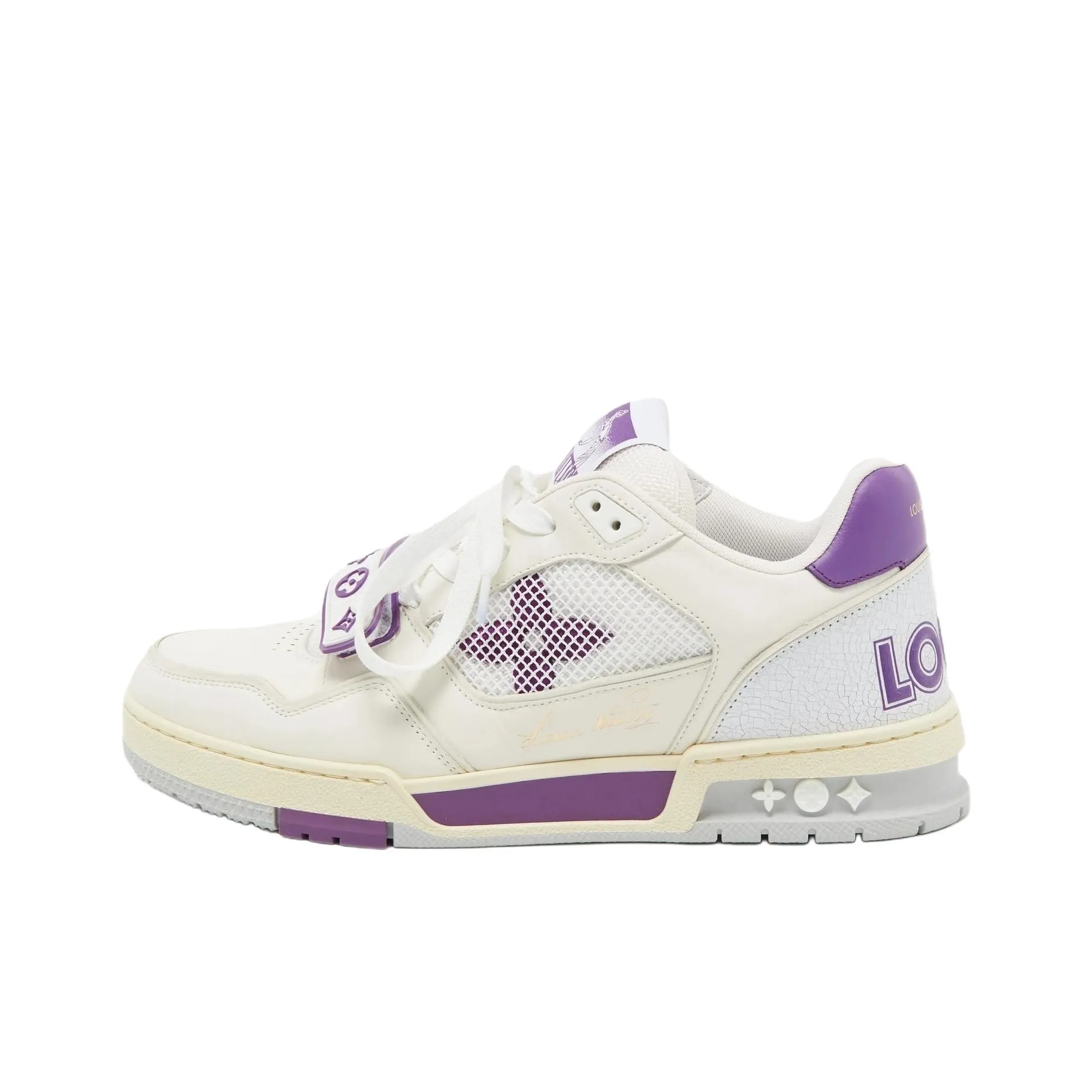 LOUIS VUITTON Lv Trainers 'Purple Mesh'