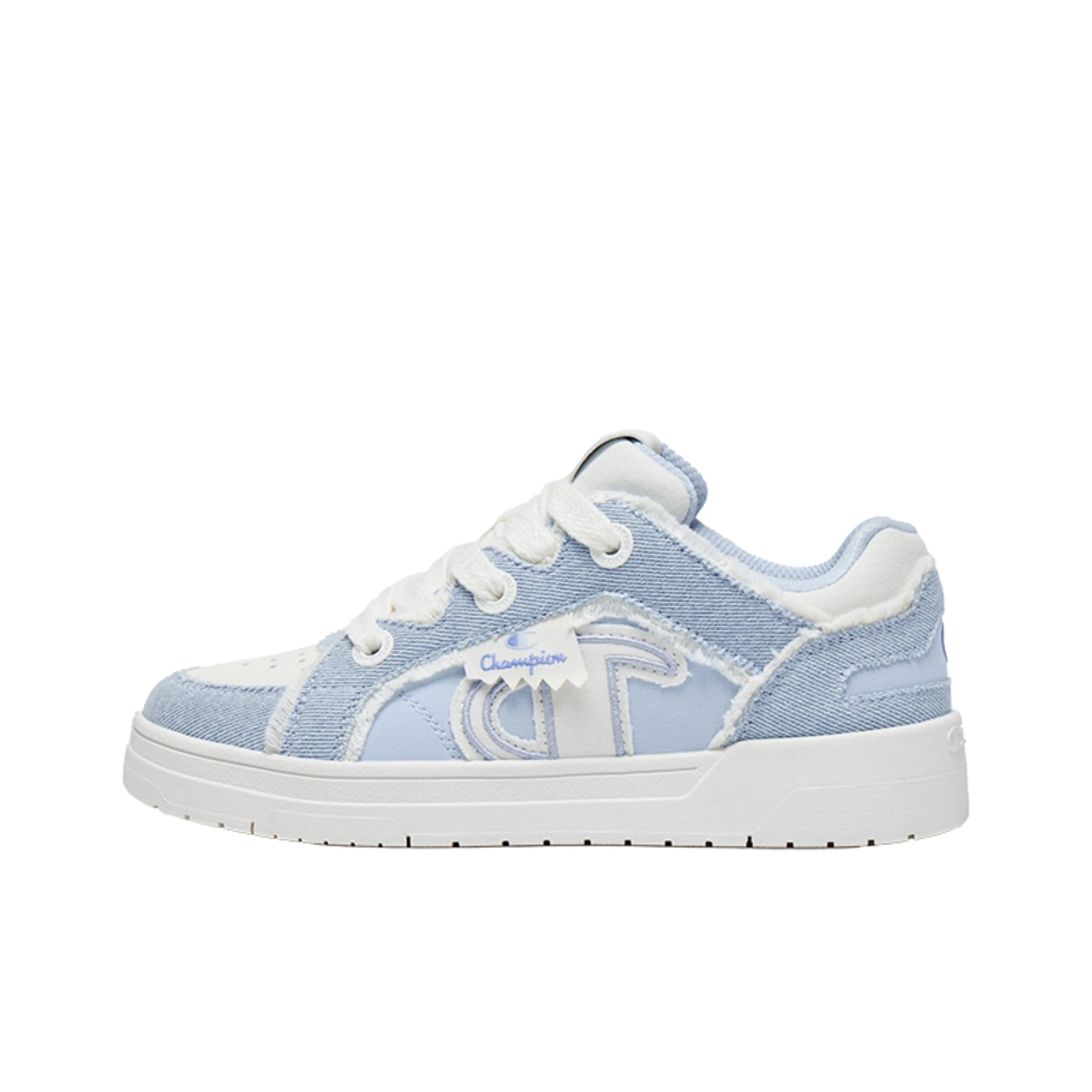 Champion Свет Tear Ribbon Shoe Street Skater 1 EC Low Топ Кроссовки для скейтбординга Унисекс Балет Синий Молочный Белый