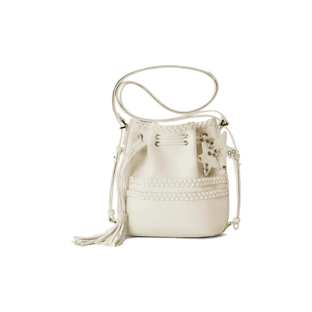 ECODAY ECOD ПУ (полиуретан) Кисточка Повседневная Ведрообразная Сумка Женская Многоцветная