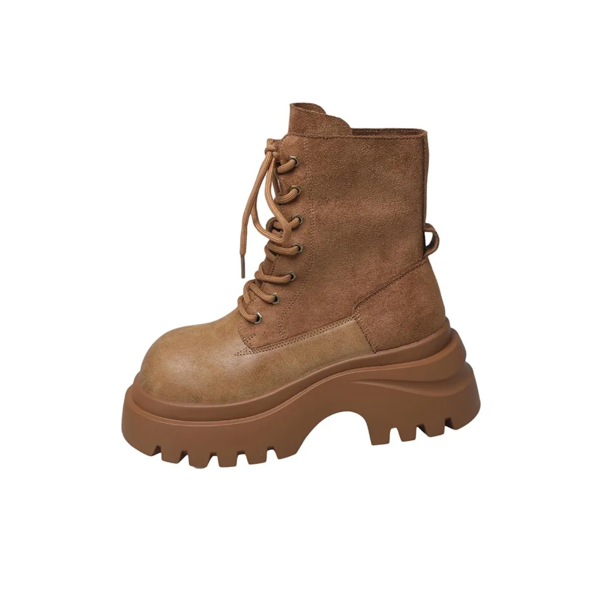 WENPU Короткий Мартин Ботинок Платформа Женские