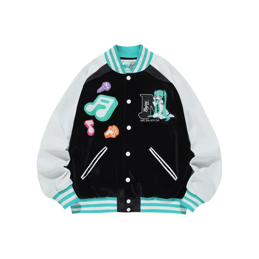 MEDM x CHUYINWEILAI Бейсбольная куртка Унисекс
