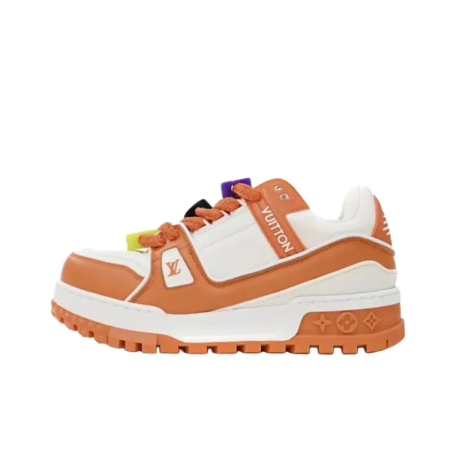 LOUIS VUITTON Lv Trainer Maxi Sneakers 'Orange'