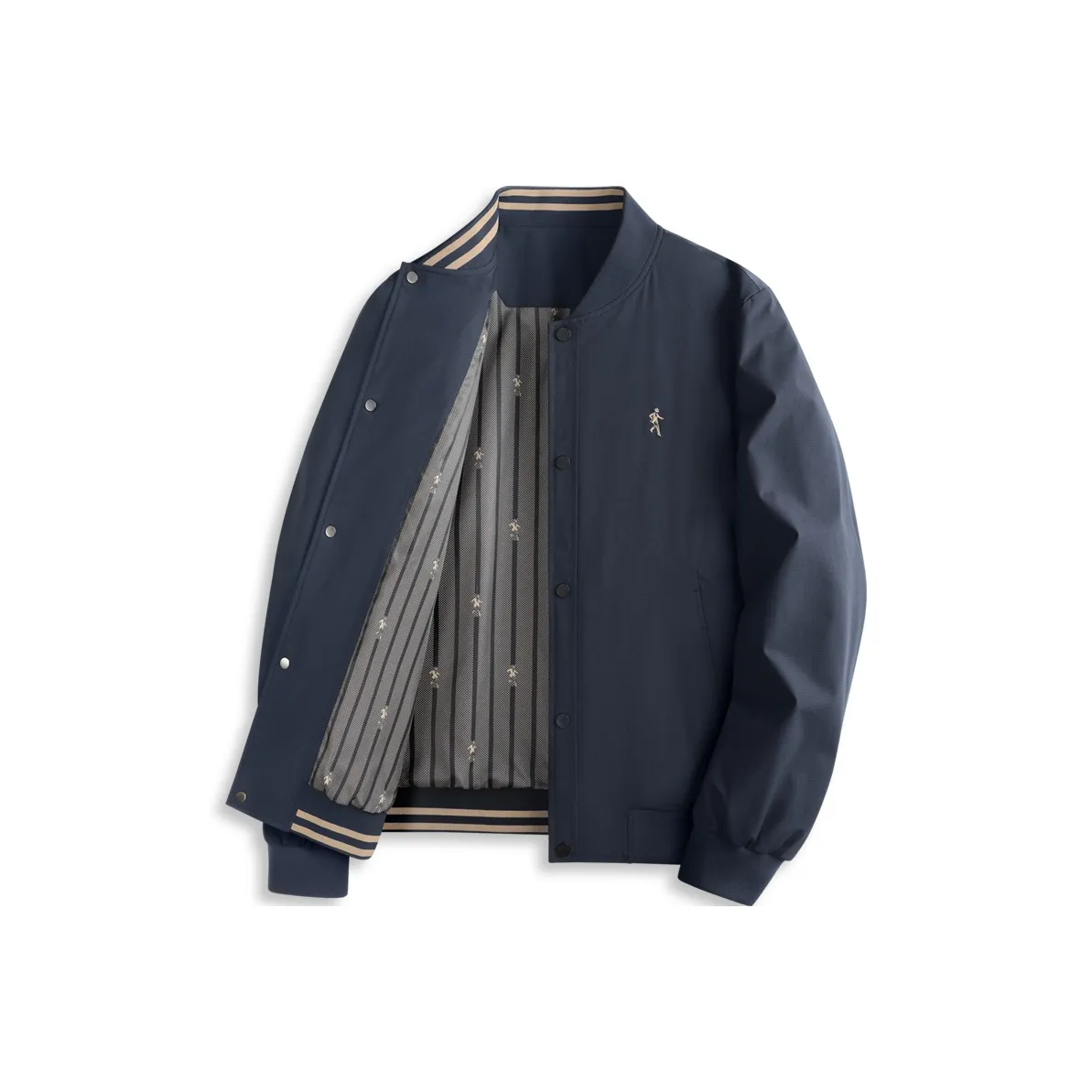 YULANGGONGWU Темно-синий Синий 101 Мужские Куртки