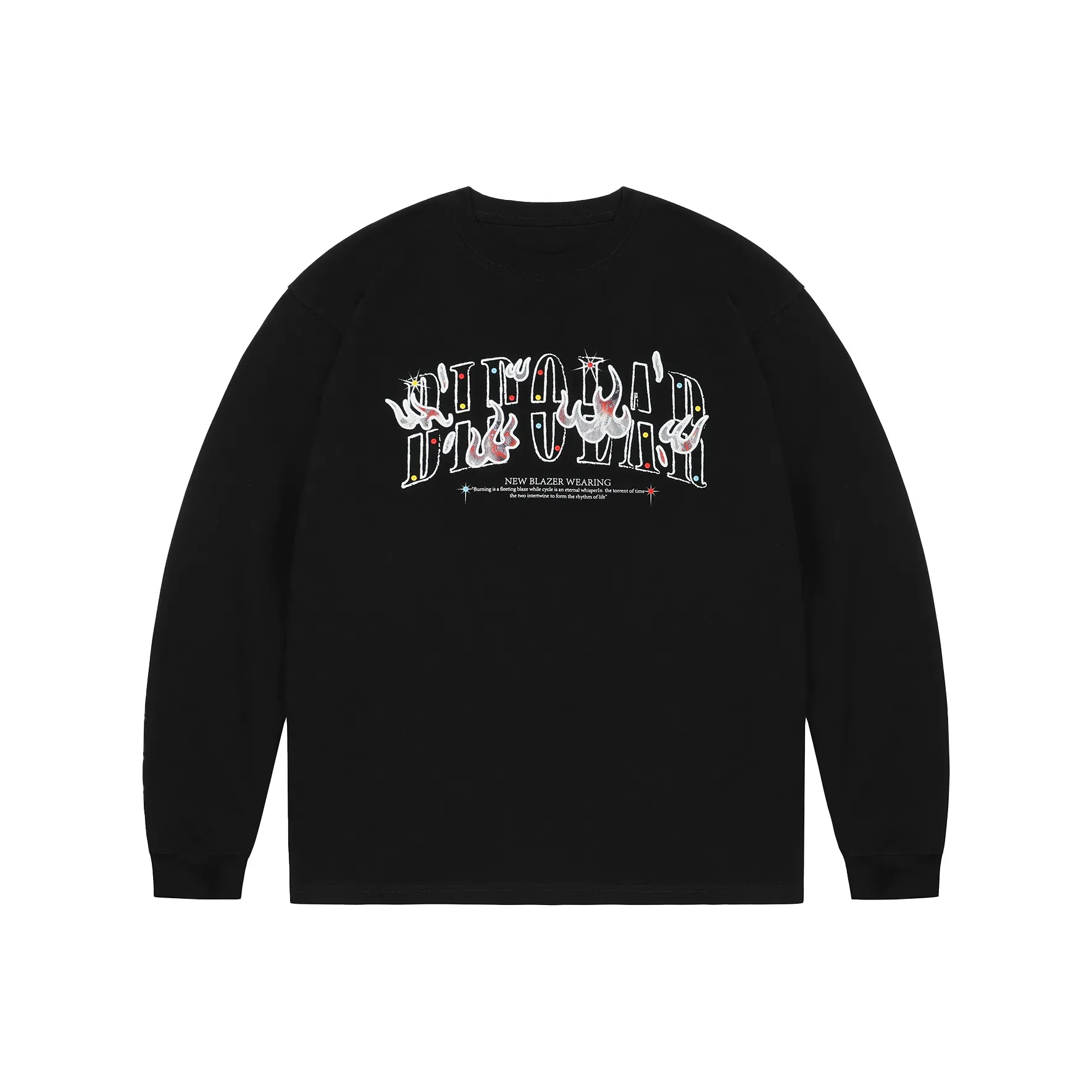 BIPOLAR Длинный рукав Т-рубашка Унисекс