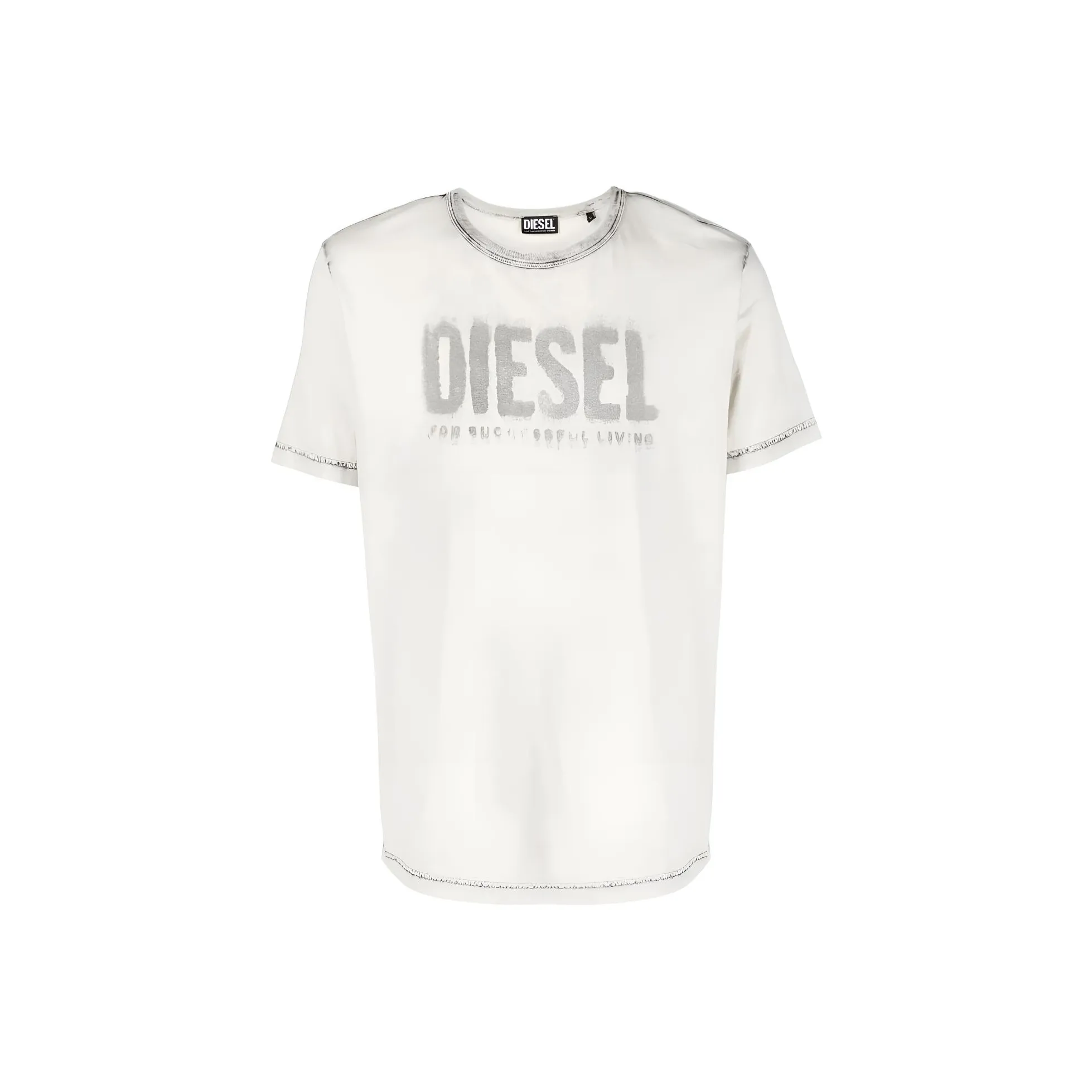 DIESEL Белая Мужская T-Рубашка