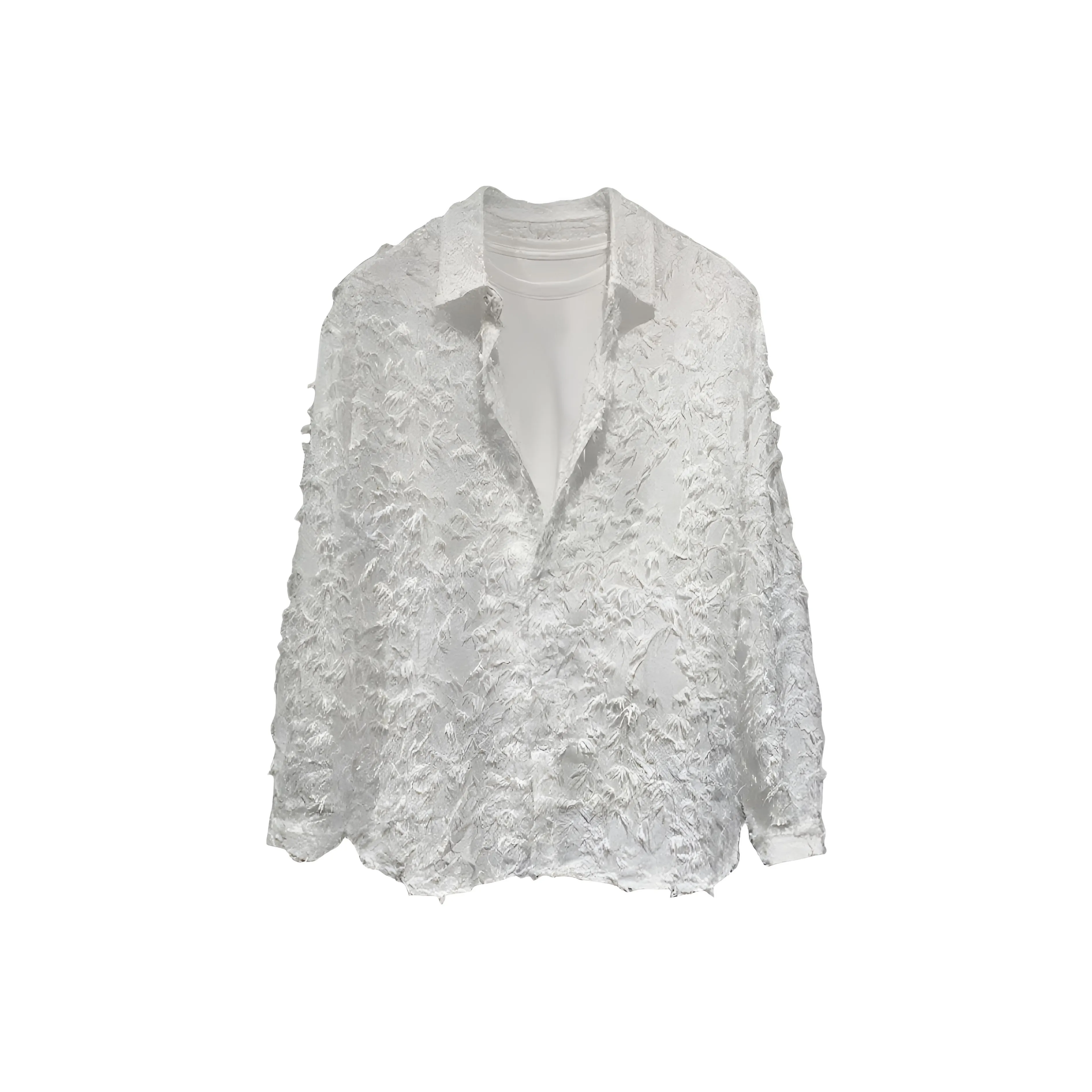 Zomuros Белый Унисекс Рубашки