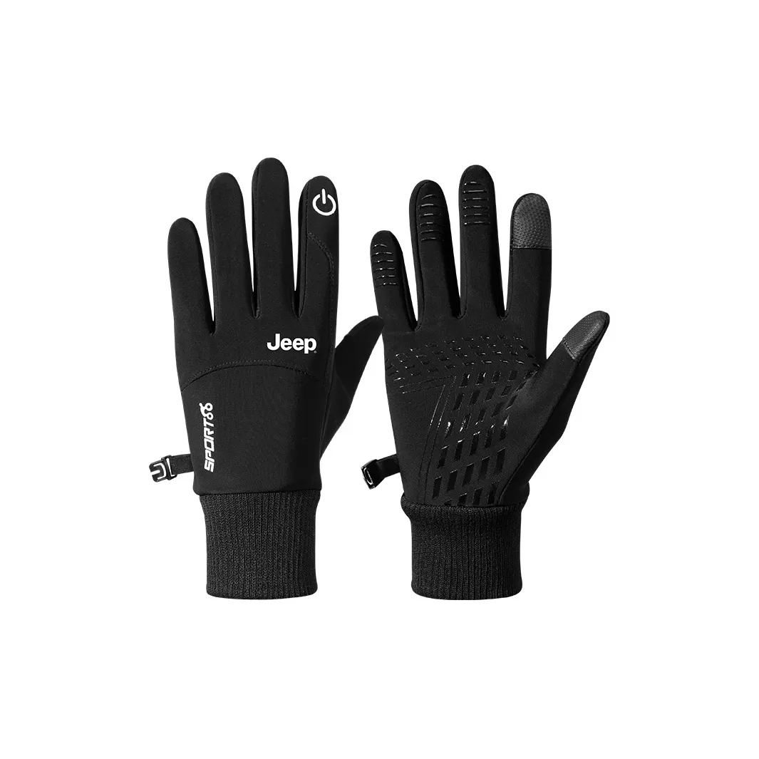 JEEP Тонкий флис теплые перчатки мужские