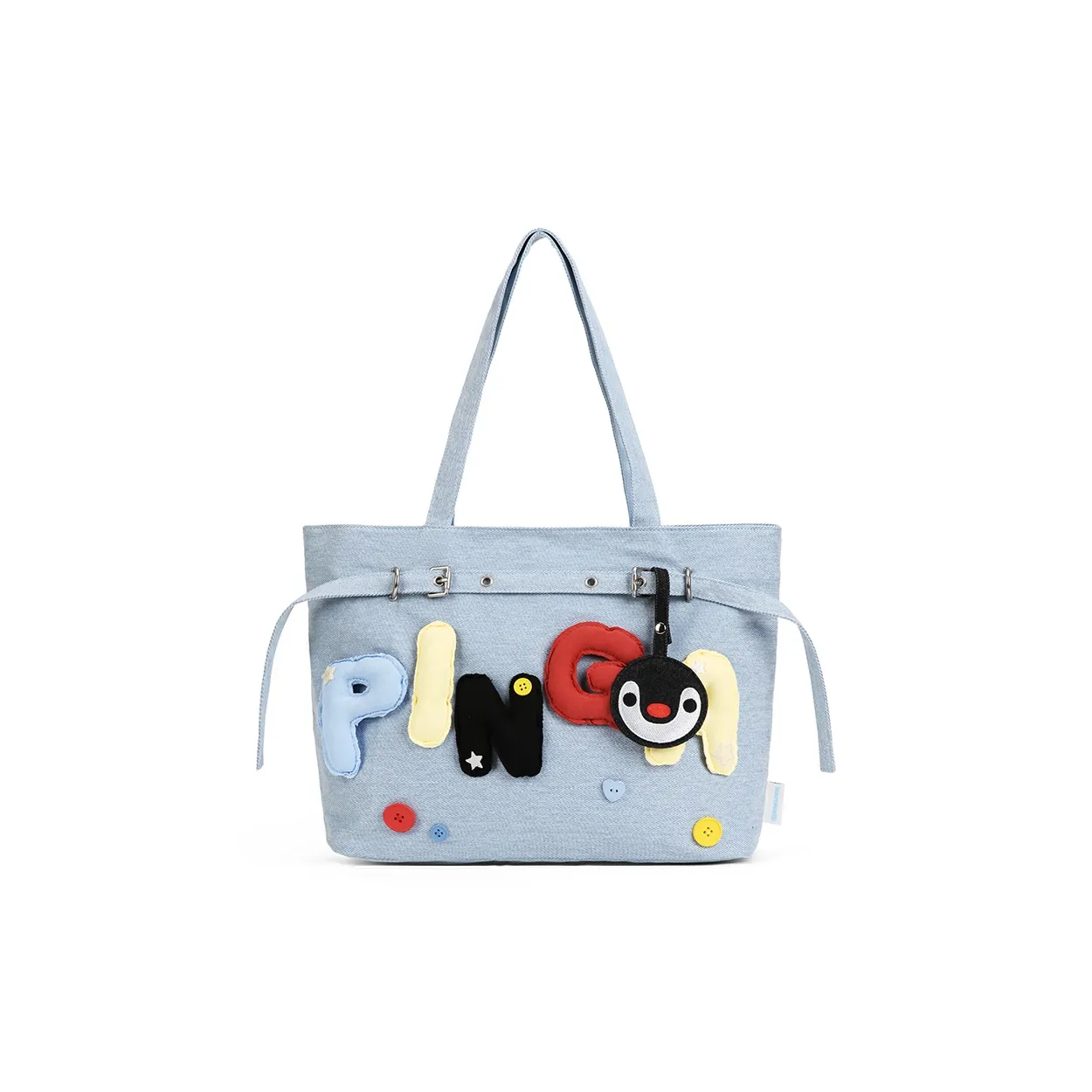 VANWALK Pingu Хлопок Плечевая сумка сумка сумка-тоут стандартная женская многоцветная